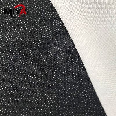 Polyester Eriyebilir Örme Tela Konfeksiyon Aksesuarları Dokuma 75gsm